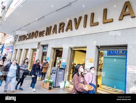 Mercado De Maravillas Sing And Entrance Cuatro Caminos Madrid Spain