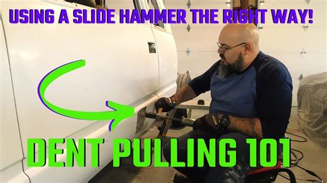 Dent Pulling 101 Learn How To Do Dent Pulling With A Slide Hammer Its Easy With Some