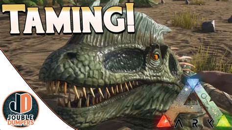 Ark Survival Evolved Taming A Lystrosaurus Youtube