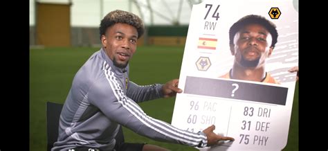 Adama Traore Seeing His Card For First Time Rfifa