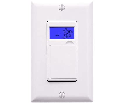 7 Day24 Hour Programmable Timer Wall Switch Enerlites Het01 Digital