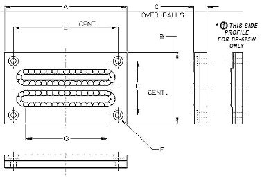 Ball Plates For Linear Bearings Turnomat Fixed Linear Motion Bearings