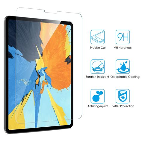 [3 Pack] Screen Protector For 2018 Ipad Pro 11 Apiker Tempered Glass