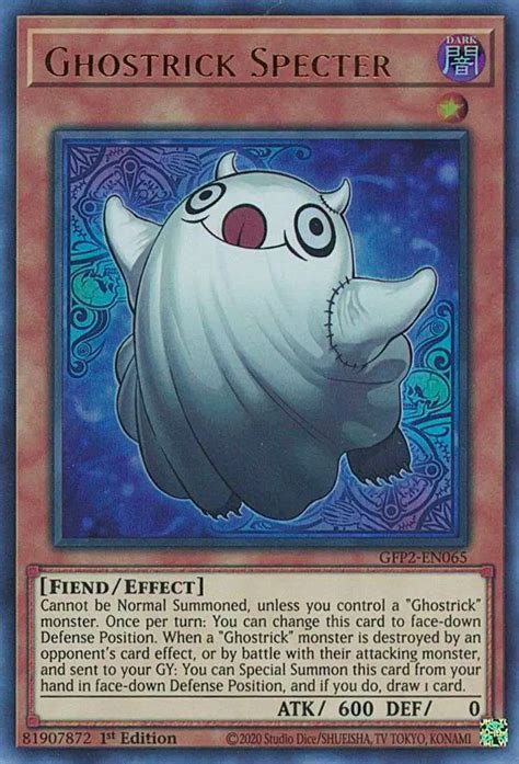 YuGiOh Trading Card Game 2022 Ghosts From The Past 2nd Haunting Single