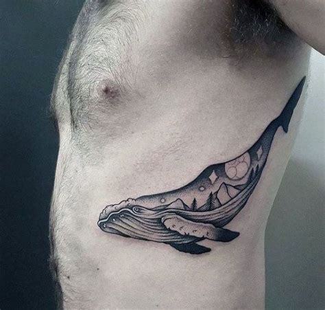 100 Whale Tattoo Designs For Men Cool Behemoths Of The Sea Mens