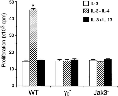 IL 4 Induces The Proliferation Of BMMCs Through C And Jak3dependent