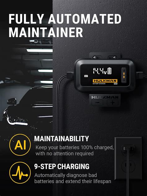 Buy Hulkman Sigma Car Battery Charger Ma V V Automatic Smart