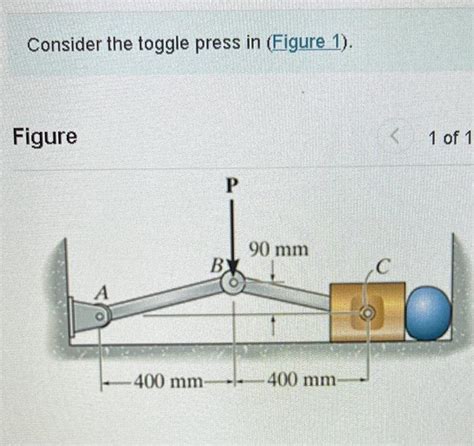 Solved Consider The Toggle Press In Figure 1 Figure 1 Of Chegg