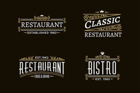 Bistro Logo Vecteurs Et Psd Gratuits à Télécharger