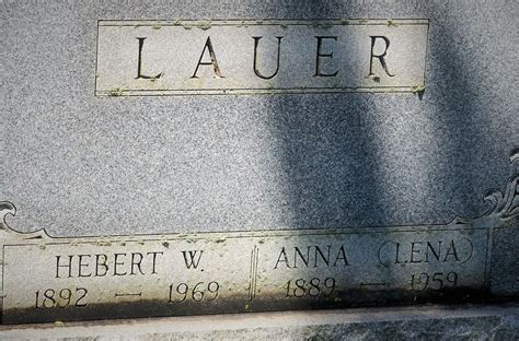 Anna Lena M Lauer Memorial Find A Grave