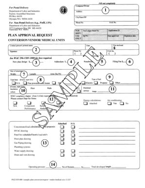 Fillable Online Lni Wa See Sample Form With Instructions Washington