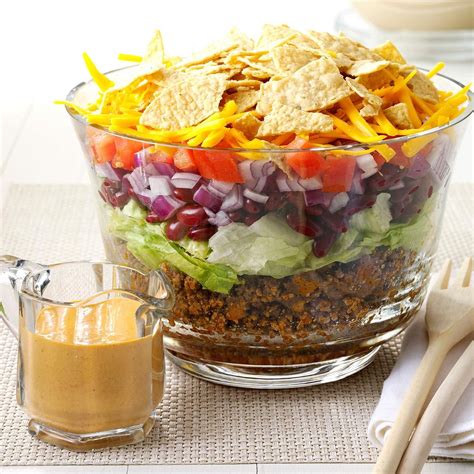 Potluck Taco Salad Recipe Taste Of Home