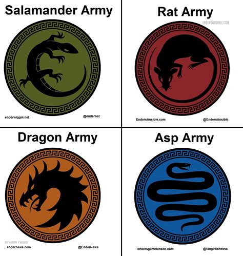 4 Enders Game Movie Battle School Army Logos Revealed Today Ender S