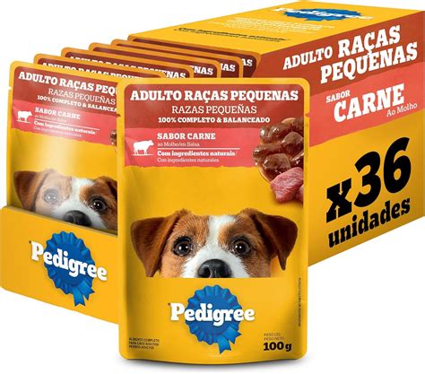 Pack De Ra O Mida Pedigree Sach Carne Ao Molho Para C Es Adultos De