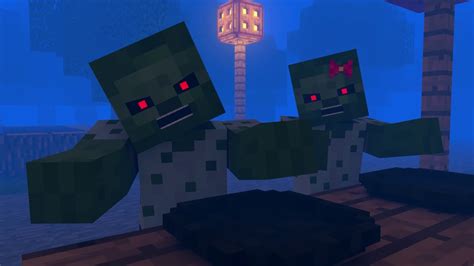 Zombie Vs Villager Life 6 Alien Being Minecraft Animation Youtube