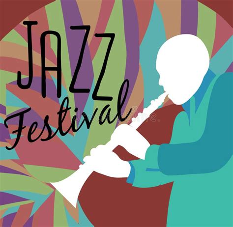 Jazz Band In Retro Style Jazz Festival Poster Stock Vector