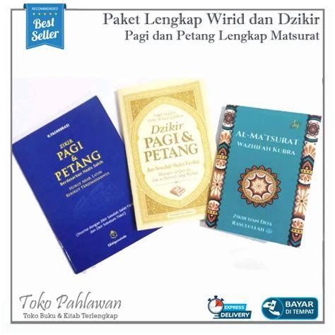 Buku Kumpulan Dzikir Pagi Dan Petang Lengkap Al Matsurat Kubro Wirid