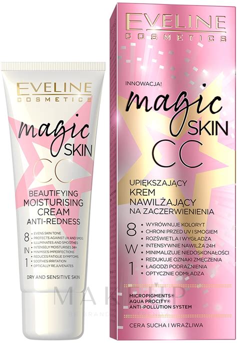 Eveline Cosmetics Magic Skin CC Moisturising Cream Anti-Redness - CC-Cream | MAKEUP