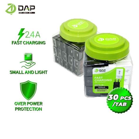 Jual DAP Fast Charging Usb Charger Garansi Resmi 1 Tahun D AT6N 30 Pcs