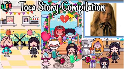 Toca Boca Shorts Story Compilation Wednesday Enid And Megan Toca