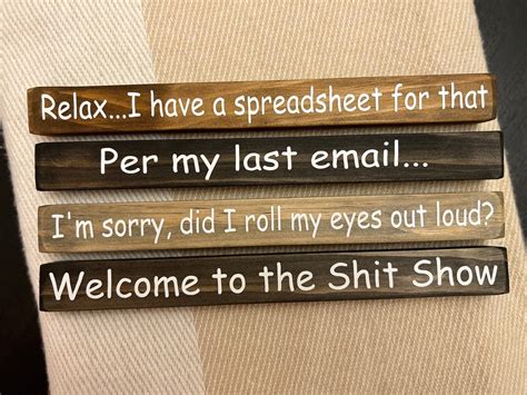 Funny Office Desk Signs Office Humor Co Worker Gift per My - Etsy