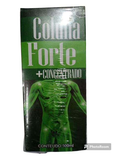 COLUNA FORTE CONCENTRADO 500 ML SUCUPIRA UNHA DE GATO PAU FERRO