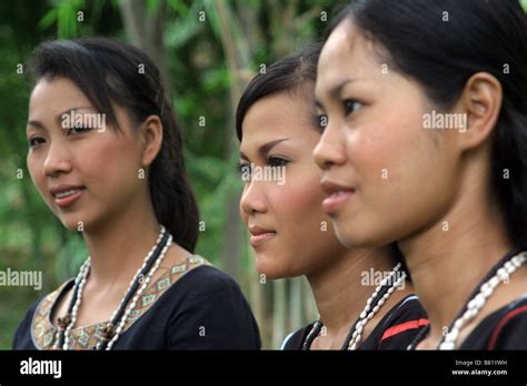 Three Khmer Cambodian Ladies In Traditional Dress Photographed At The Cambodian Cultural