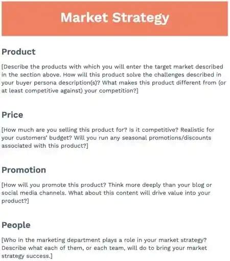 5 Steps To Create An Outstanding Marketing Plan Free Templates Blog