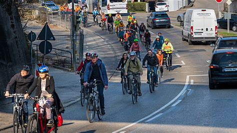 Fahrrad Demo beim Klimastreik in Schwäbisch Hall ADFC Schwäbisch Hall