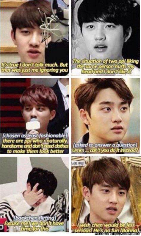 Sht Do Kyungsoo Says Allkpop Meme Center Exo Funny Exo Kyungsoo Kyungsoo