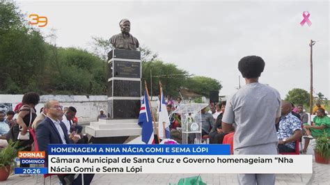 Câmara Municipal de Santa Cruz e Governo homenageiam Nha Nácia Gomi e