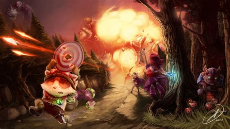 League Of Legends Teemo Hd Wallpaper Games Wallpaper Better