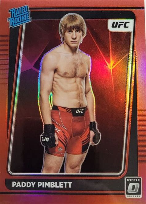 Paddy Pimblett Optic Ufc Red Price Guide Sports Card