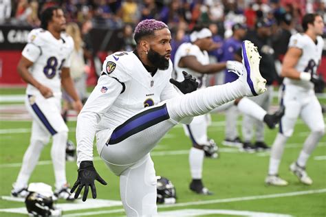 Ravens Qb Lamar Jackson S Bold Prediction For Odell Beckham As Wide