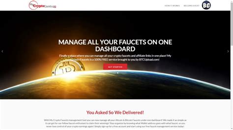 My Crypto Faucets Review Manage All Your Bitcoin Faucets On One