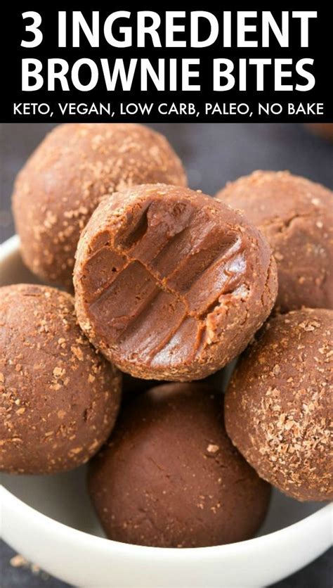 No Bake Brownie Bites {3 Ingredients} The Big Mans World ® Recipe