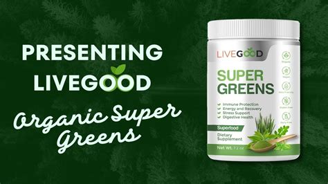 Livegood Organic Super Greens Presentation With Lisa And Ryan Goodkin