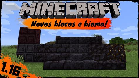 Novos Blocos E Bioma Deltas De Basalto Snapshot 20W15a Minecraft 1 16