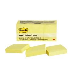 Feuillets Post It Jaune Canari Cm X Cm Po X Po