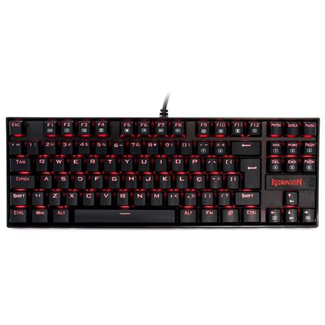 Teclado Gamer Switch Brown - Teclado Mecânico Gamer Redragon Kumara K552, Switch Brown, Com Led
