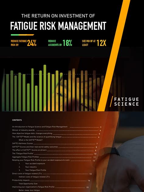 Fatigue Risk Management Pdf Shift Work Risk Management