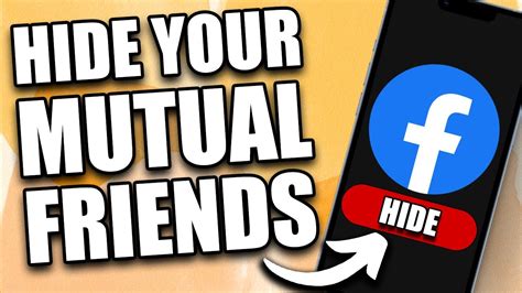 How To Hide Facebook Mutual Friends List 2024 Update YouTube