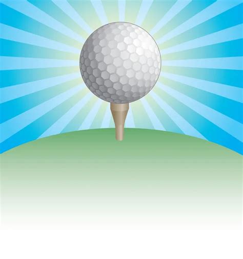 Background Abstract Golf Sport Green Grass Red Flag White Ball Frame