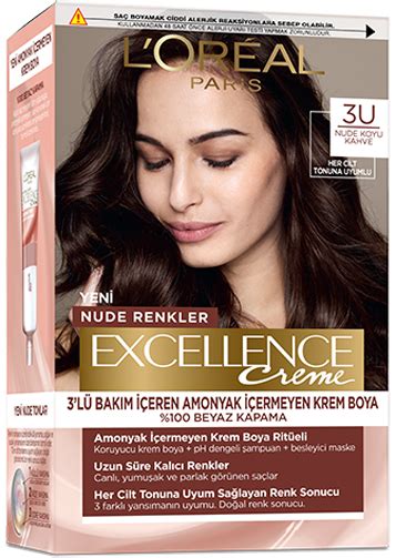 Excellence Creme Nude Renkler U Nude Koyu Kahve L Or Al Paris