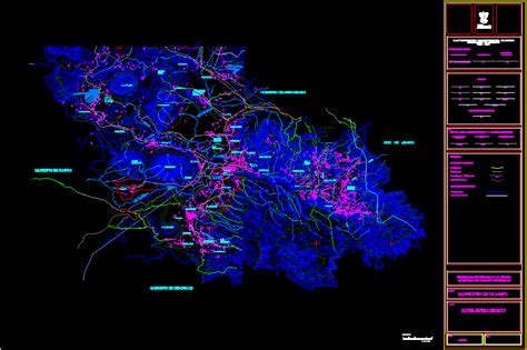 Map Cd Hidalgo Michoacan In AutoCAD CAD Library