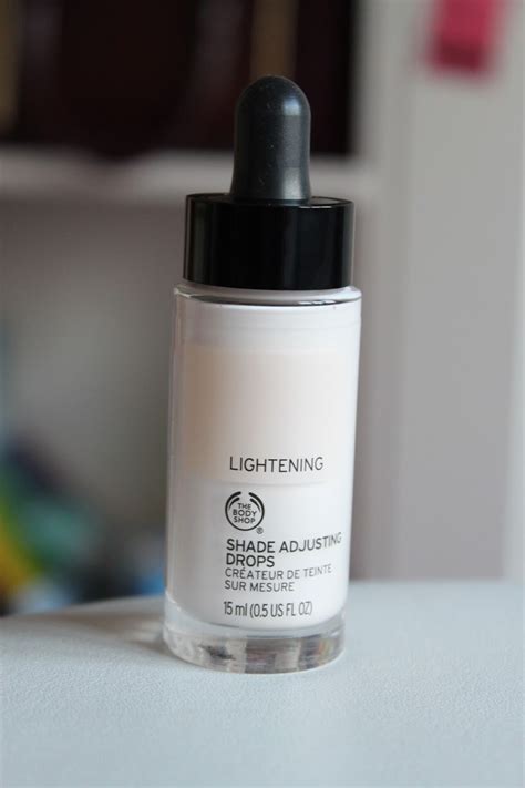 Pale Skin Make Up The Body Shop Foundation Shade Adjusting Drops