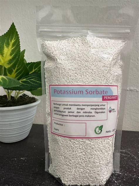 Potassium Sorbate Kalium Sorbat Pengawet Makanan Kemasan Repack