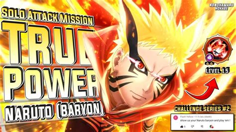 NXB NV CHALLENGE 2 MAXED NARUTO BARYON MODE WITH SOLO GAMEPLAY