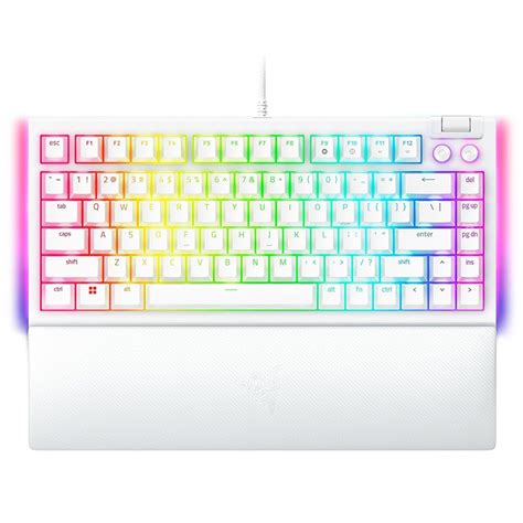 Razer Blackwidow V Hot Swappable Mechanical Gaming Keyboard White Edition Us Layout Rz