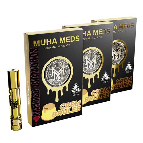 Creme Brule Melted Diamonds Cart Muha Meds